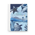 Coastal Calm Hardcover Journal, The Tide Doesn't Rush