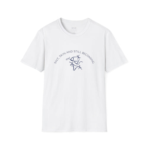 Salt, Skin and Still Becoming - Coastal Line Art Tee