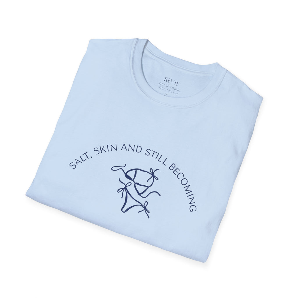 Salt, Skin and Still Becoming - Coastal Line Art Tee