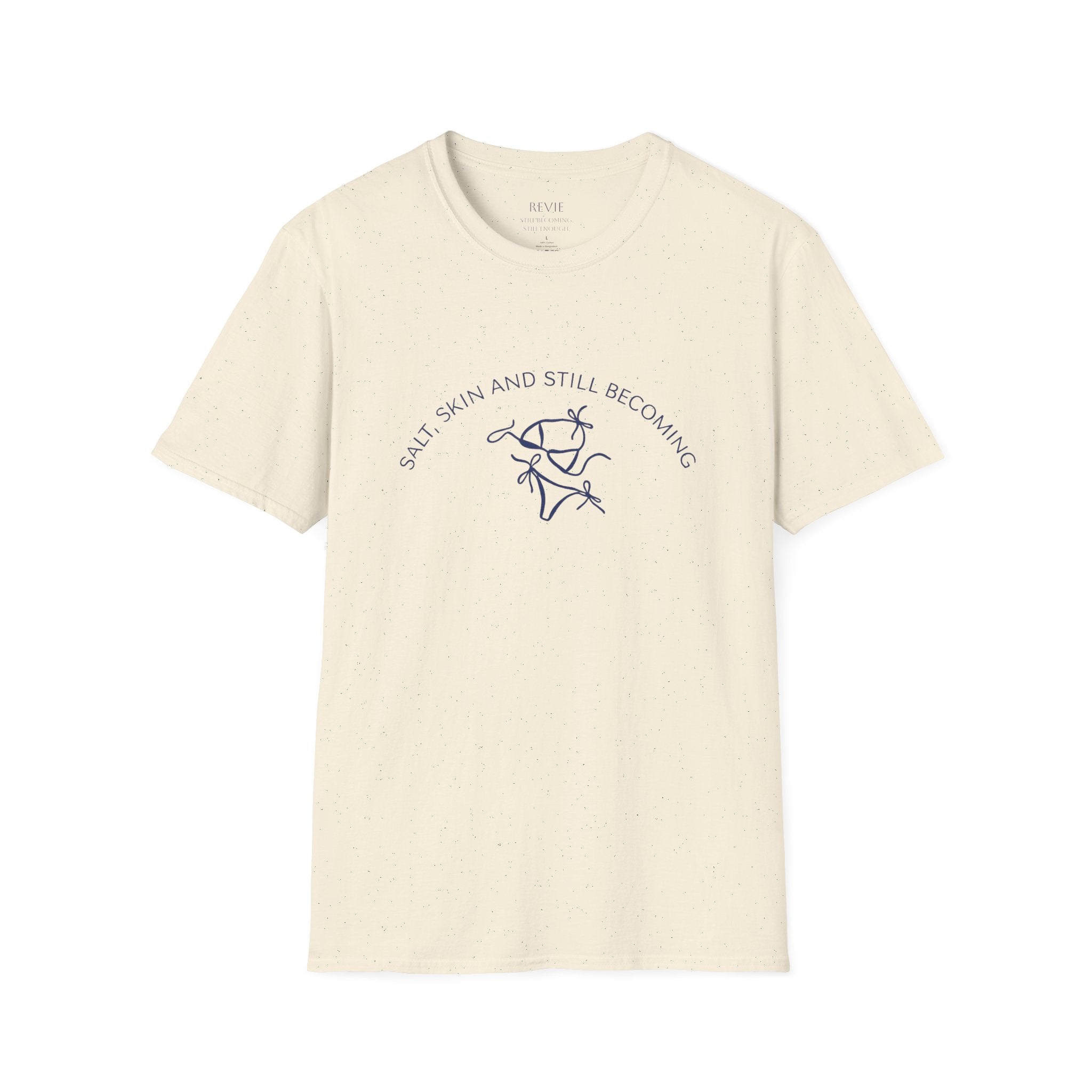 Salt, Skin and Still Becoming - Coastal Line Art Tee