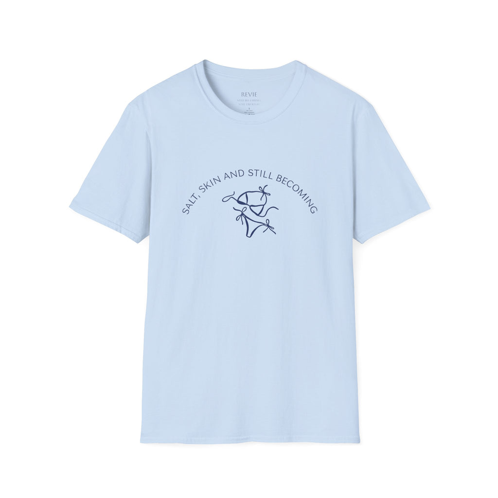 Salt, Skin and Still Becoming - Coastal Line Art Tee