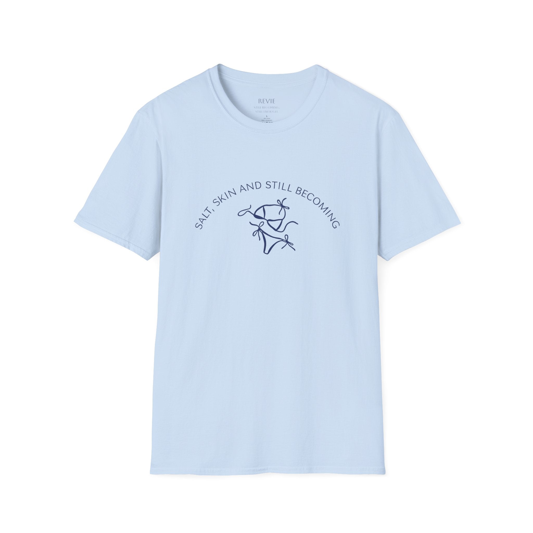 Salt, Skin and Still Becoming - Coastal Line Art Tee