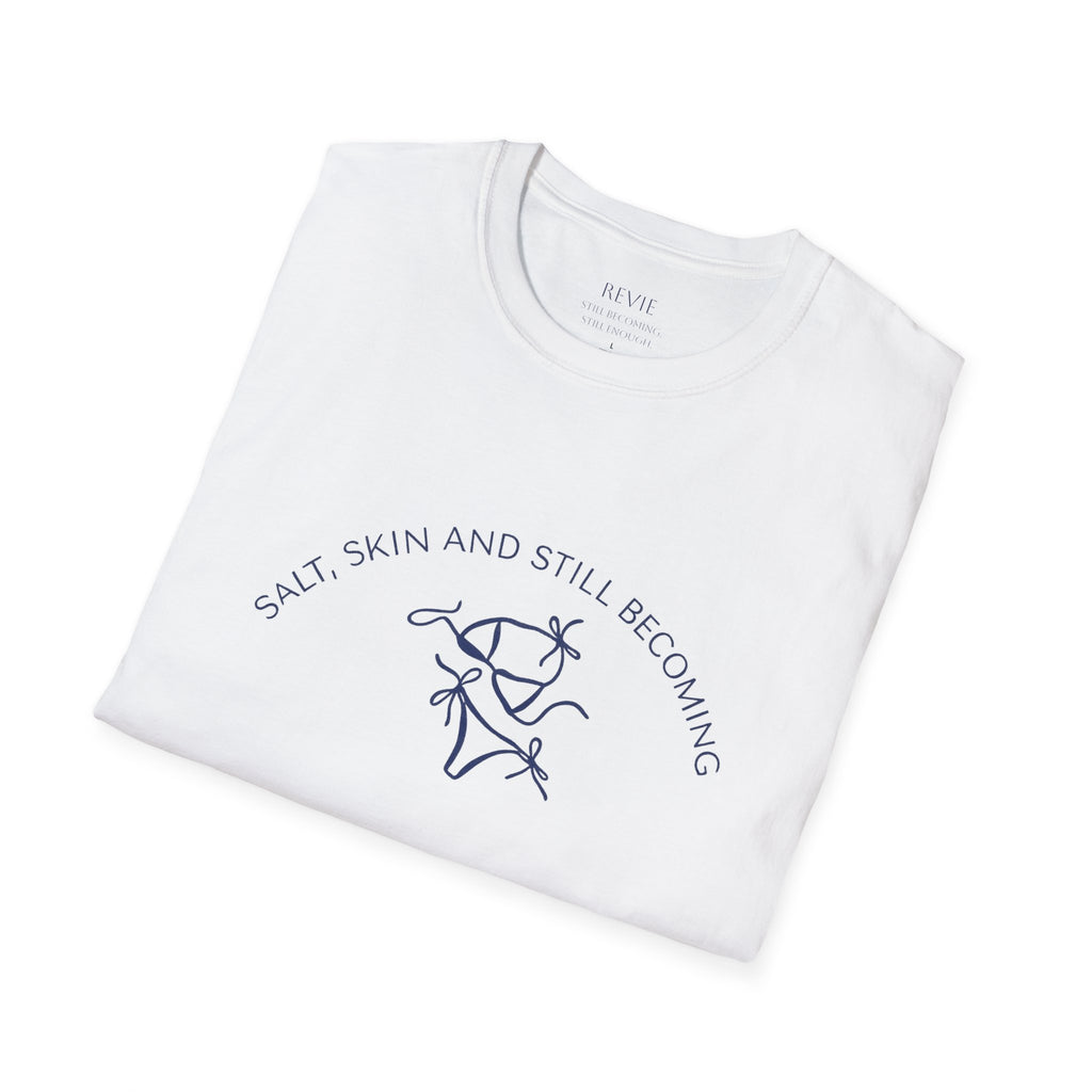 Salt, Skin and Still Becoming - Coastal Line Art Tee